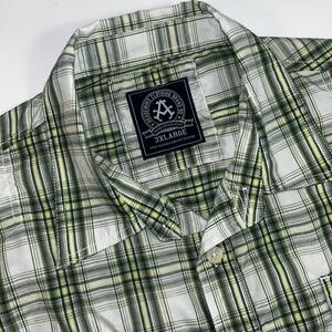 Akademiks Shirt Mens 3XL Multi-Color Plaid Button Up Short Sleeve Casual Relaxed